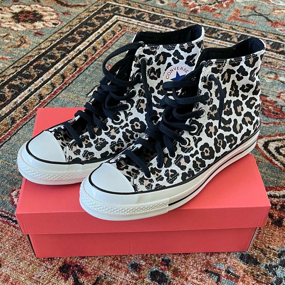 Converse High Top Leopard Sneaker